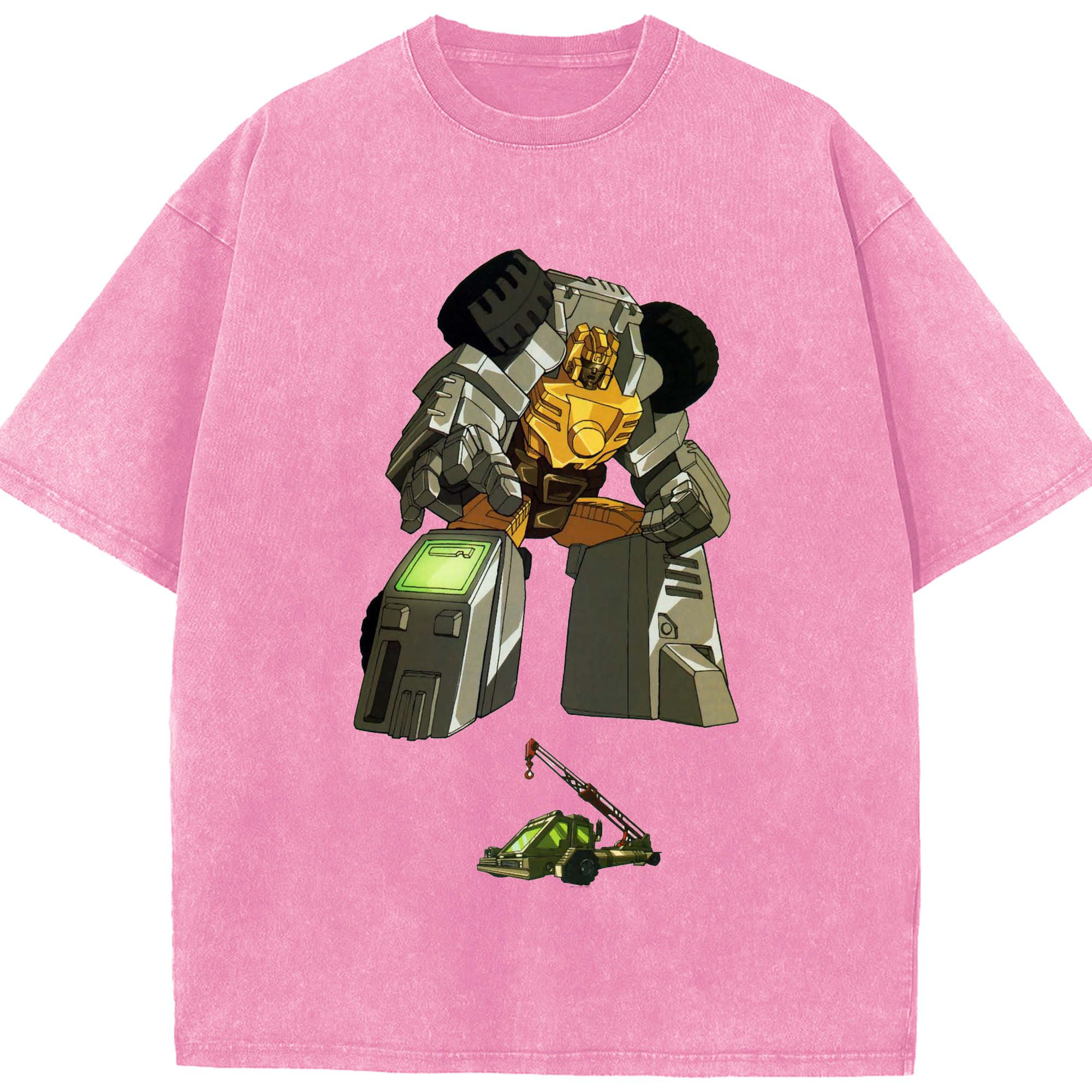 （画像用）  綿100% ヴィンテージ風 半袖Tシャツ（フロントプリント）